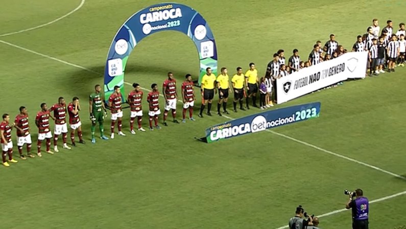 Elenco em Botafogo x Portuguesa | Campeonato Carioca 2023