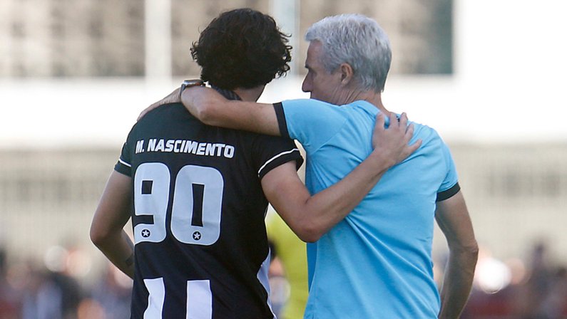 Matheus Nascimento e Luís Castro em Resende x Botafogo | Campeonato Carioca 2023