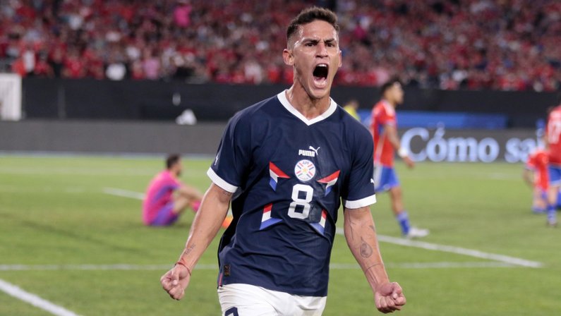 Matías Rojas, meia-atacante da seleção paraguaia