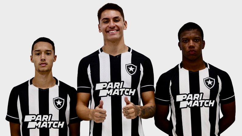 Botafogo anuncia Matheus Pereira, Luan Placido e Devid Richard como reforços para o sub-20