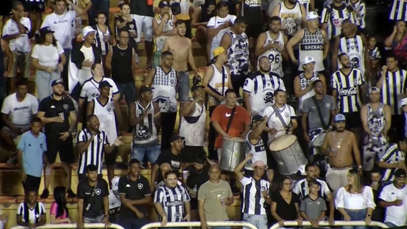 Protesto da torcida em Botafogo x Portuguesa | Campeonato Carioca 2023