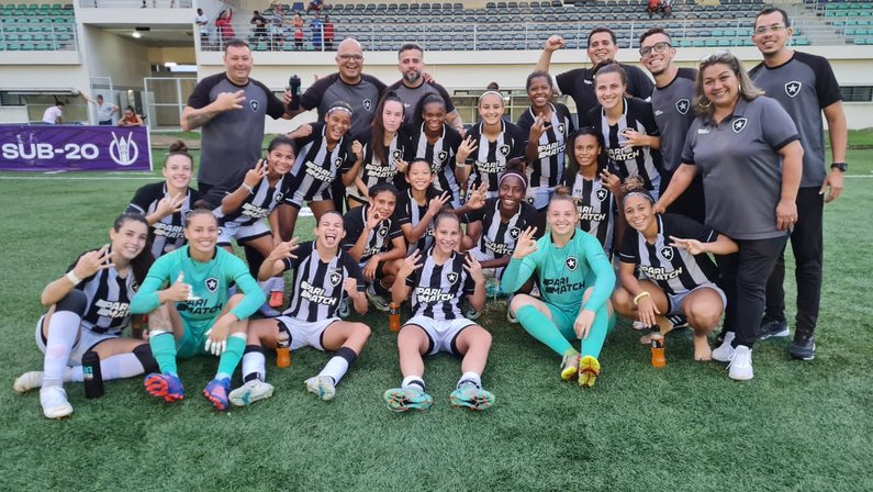 Botafogo goleia UDA em Maceió e segue na vice-liderança do grupo no Brasileiro Feminino Sub-20