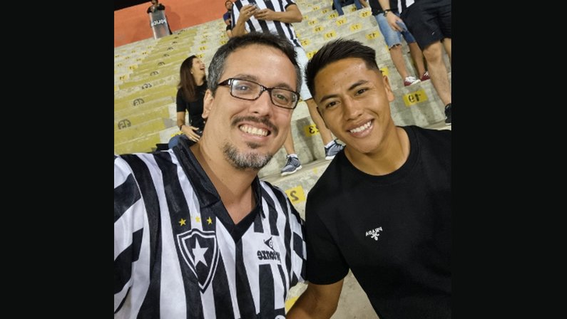 Alexander Lecaros em Universidad César Vallejo x Botafogo | Copa Sul-Americana 2023