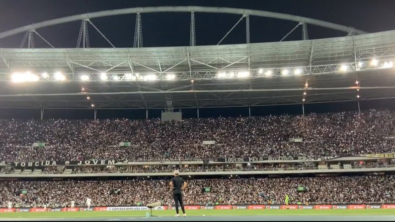 Luís Castro Torcida Botafogo Estádio Nilton Santos