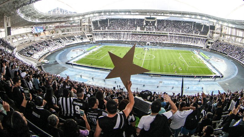 Botafogo atinge recorde de 64% de ocupação do Nilton Santos só com sócios; marca vai aumentar no clássico