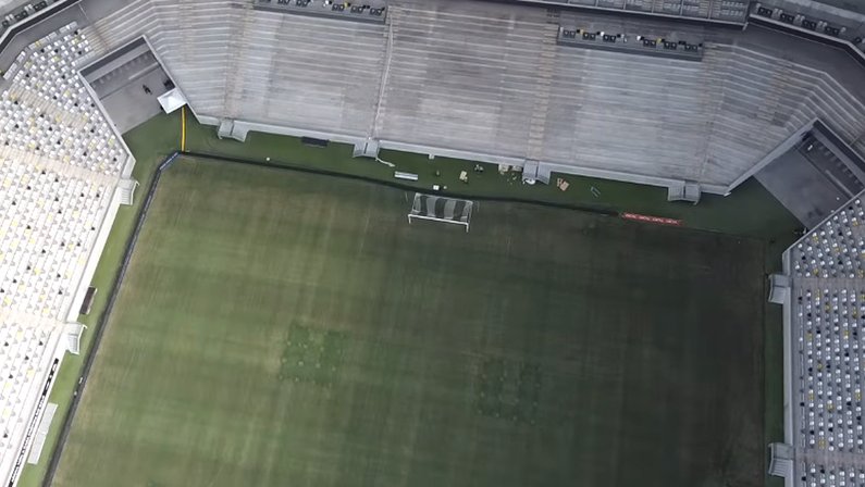 Gramado da Arena MRV na véspera de Atlético-MG x Botafogo | Campeonato Brasileiro 2023