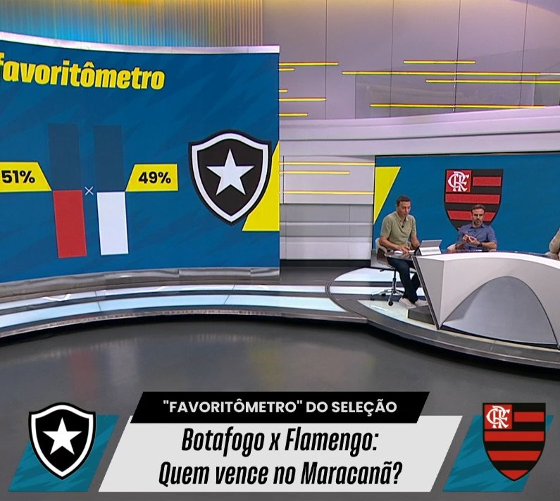 Programa vê equilíbrio em clássico Flamengo x Botafogo: 'Jogo com cara de empate danado'