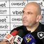 Carlos Leiria vê &#8216;muita coisa positiva&#8217; no Botafogo em tropeço conta o Sampaio Corrêa e diz: &#8216;Vamos cobrar time para aliar desempenho a resultado&#8217;