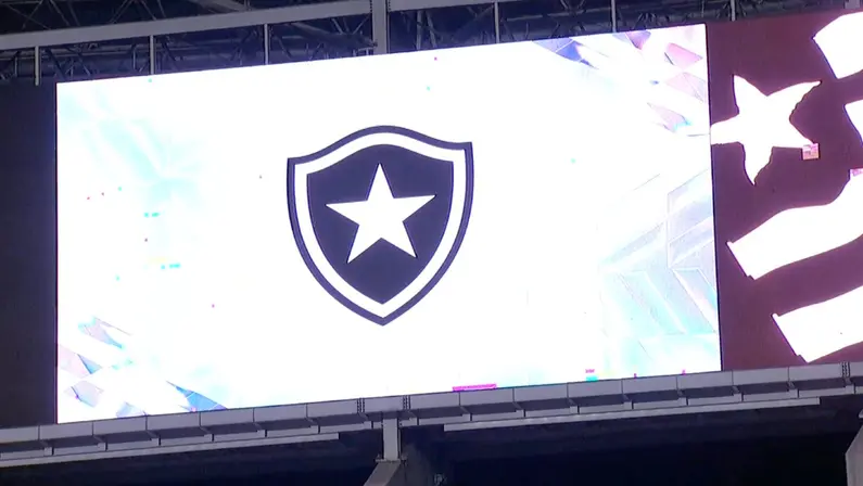 Telão do Estádio Nilton Santos (Engenhão) em Botafogo x Vasco | Campeonato Brasileiro 2026