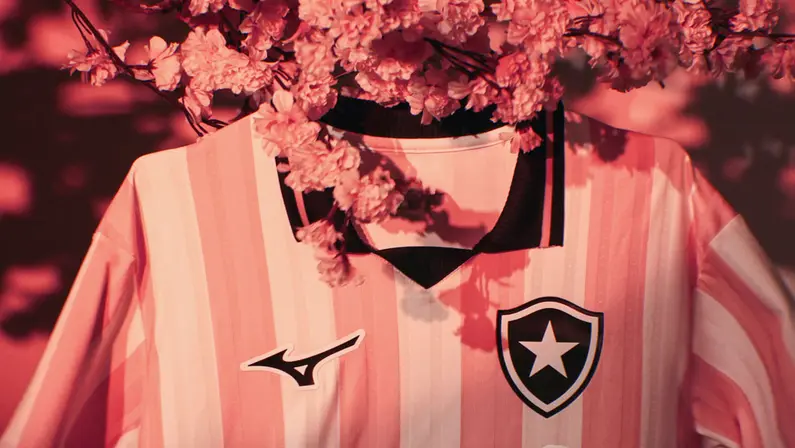 Camisa IV rosa do Botafogo 2026/2027