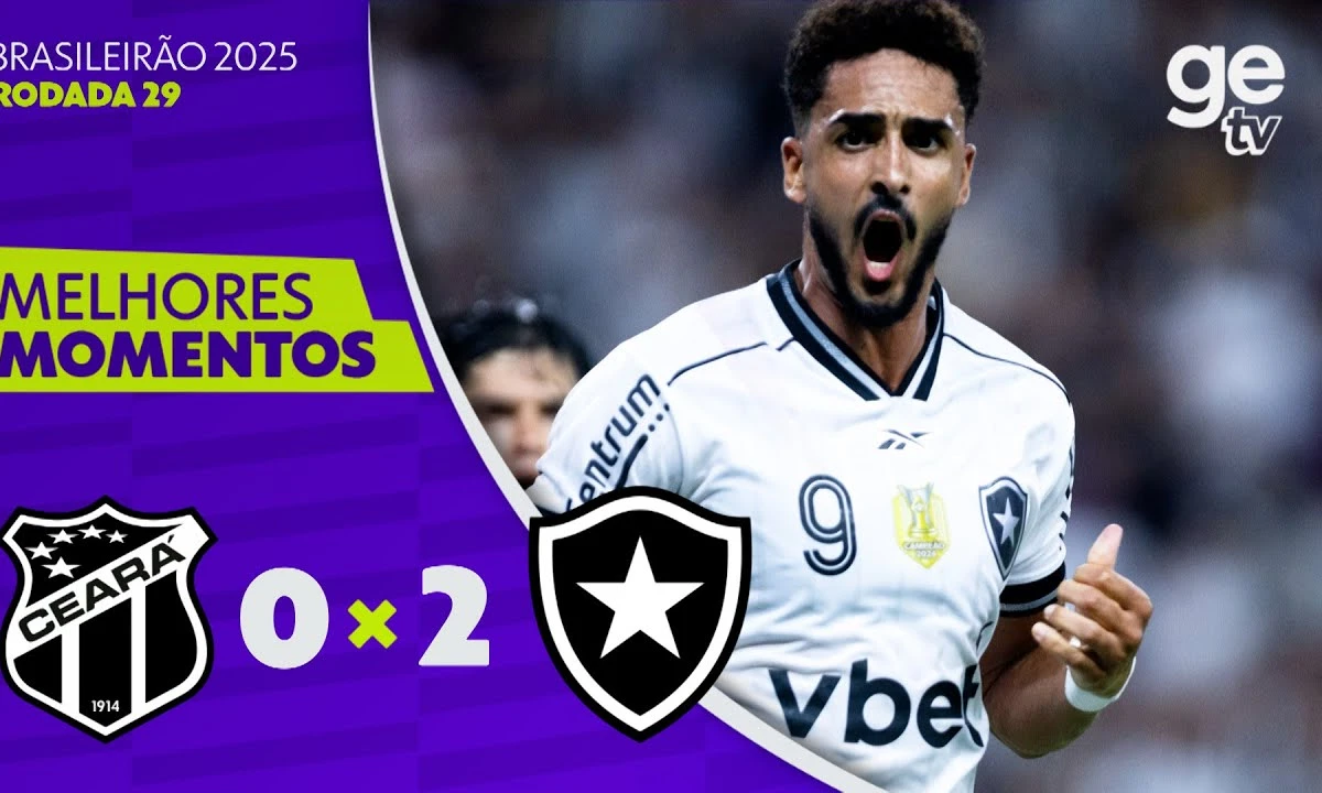 VÍDEO | Gols e melhores momentos da vitória do Botafogo sobre o Ceará ...