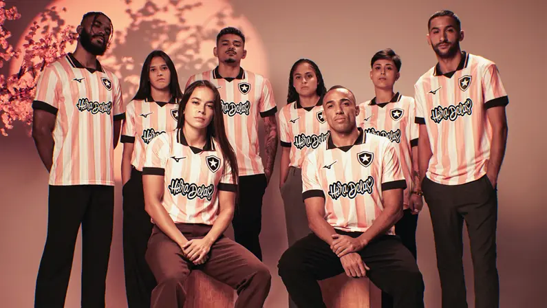 Camisa IV rosa do Botafogo 2026/2027