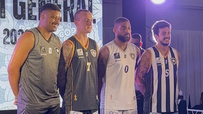 Uniformes do basquete do Botafogo para o NBB 2026/2027